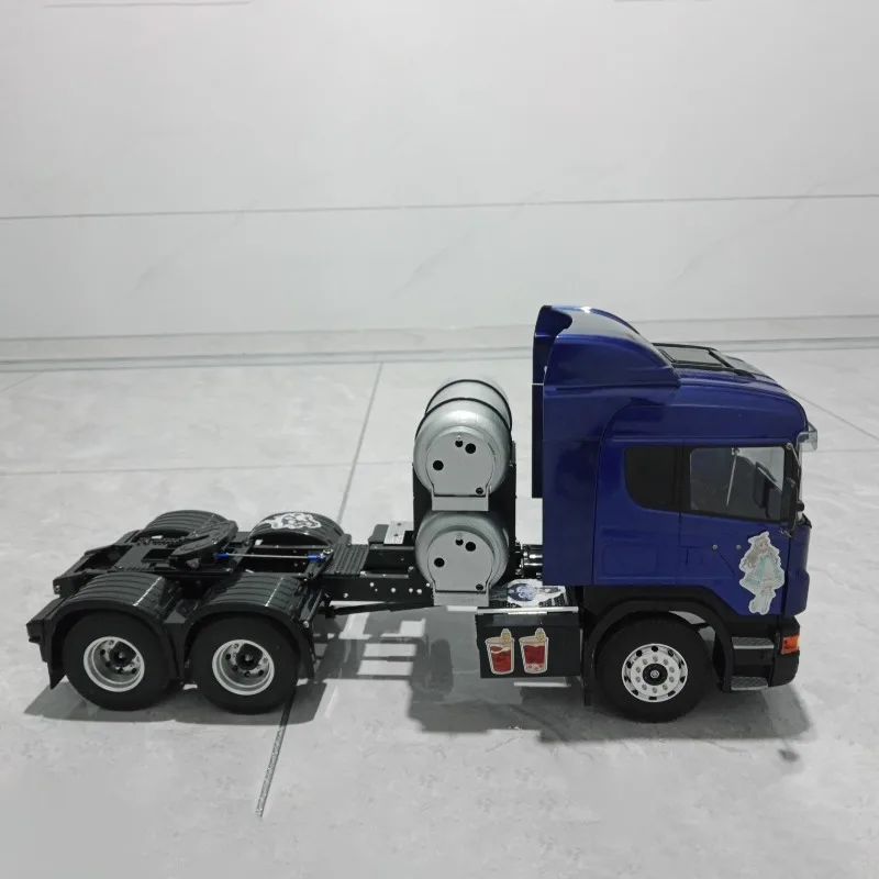 Scatola batteria simulata del serbatoio del gas naturale per 1/14 Tamiya RC autocarro con cassone ribaltabile SCANIA 770S R620 VOLVO Benz ACTROS 3363 MAN giocattoli parti di automobili