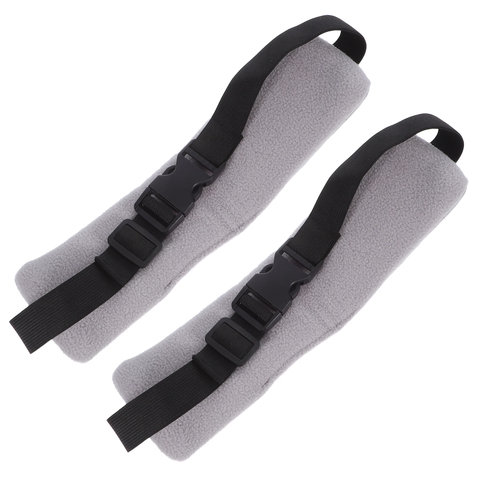 

2pcs Airplane Sleeping Strap Travel Head Support Adjustable Soft Comfortable Foldable Lightweight Headrest For Flight Car Train