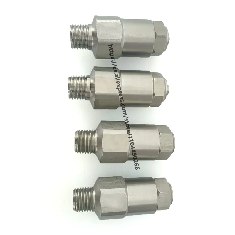 

1/4" SS LNN Low Pressure Fine Mist Water Spray Nozzle, Industrial Fine Atomization Garden Mist Nozzle Hydraulic Atomizing Nozzle