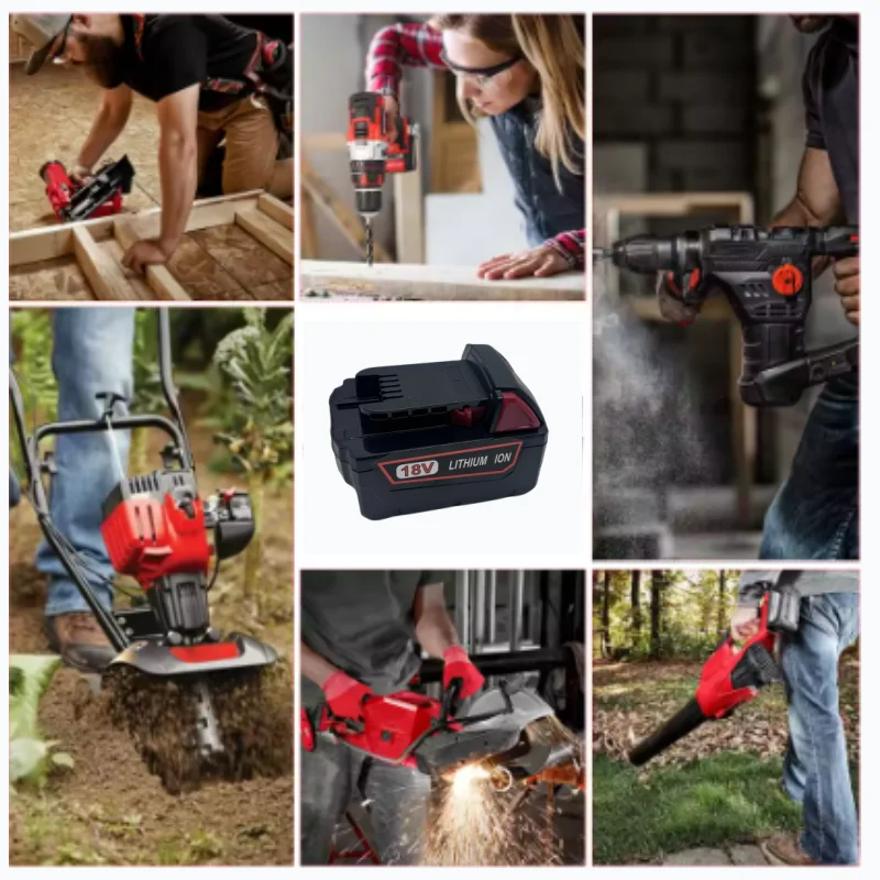 Pro Milwaukee M18 Baterie 12800mAh 18V Dobíjecí Baterie pro Milwaukee Tool M18B5 XC 48-11-2402 48-11-2411 2604-22 - náhled 4