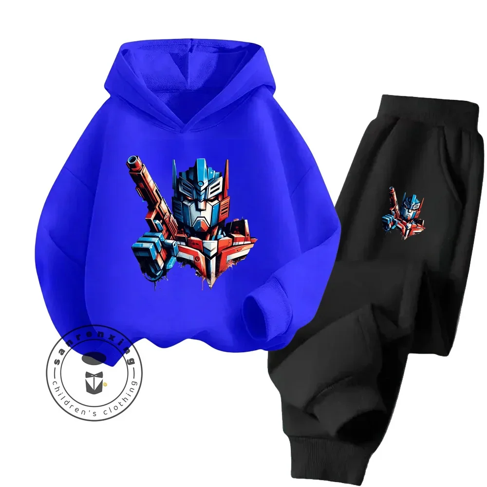 Transformers Cheap Popular Simple Suitable for Boys Girls Casual Wear Fun Graphics Everyday Style Fall Winter Hoodie Tracksuit