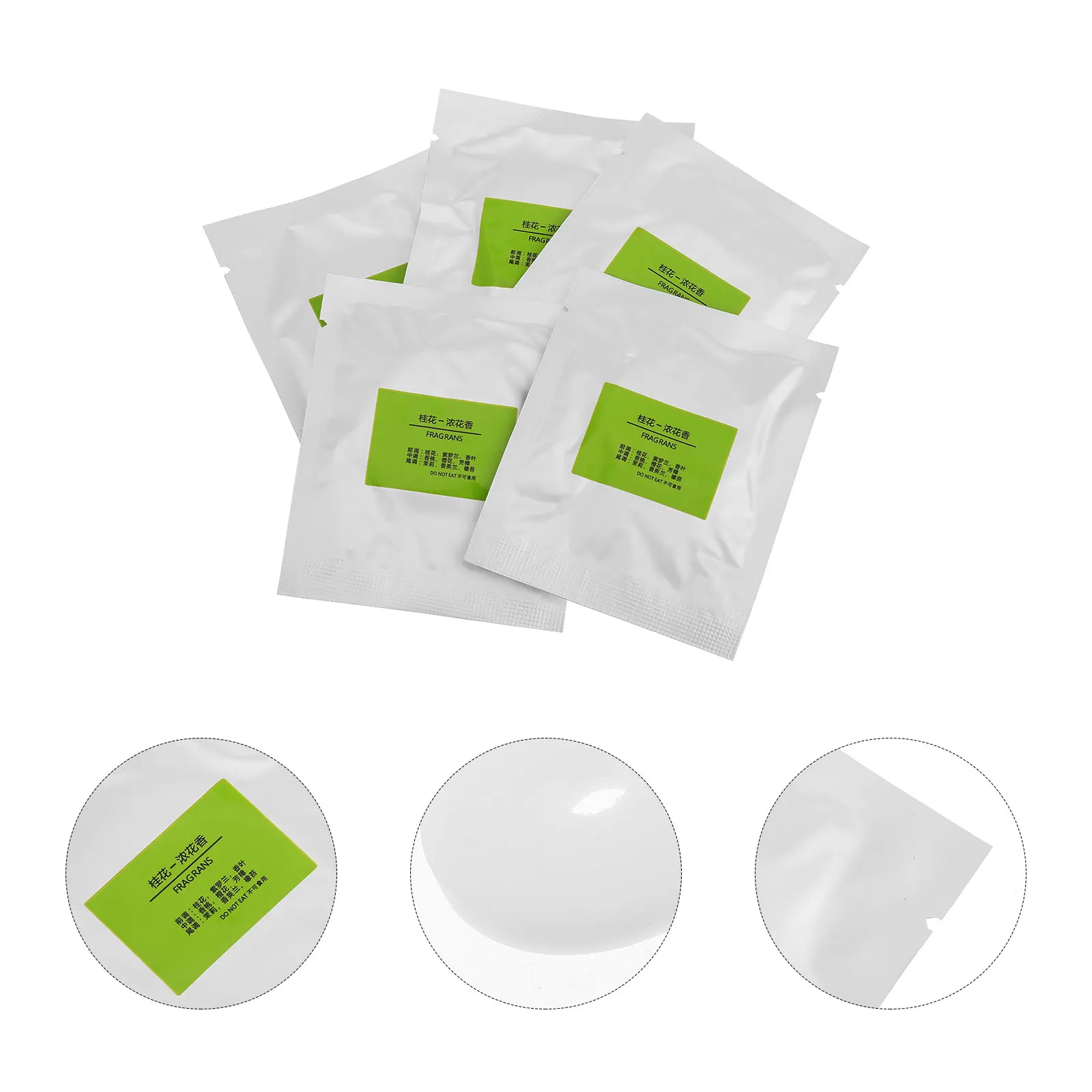 

5 Pcs Tablets Car Aromatherapy Sheet Air Fresheners for Clips Fragrance White Refill Pads