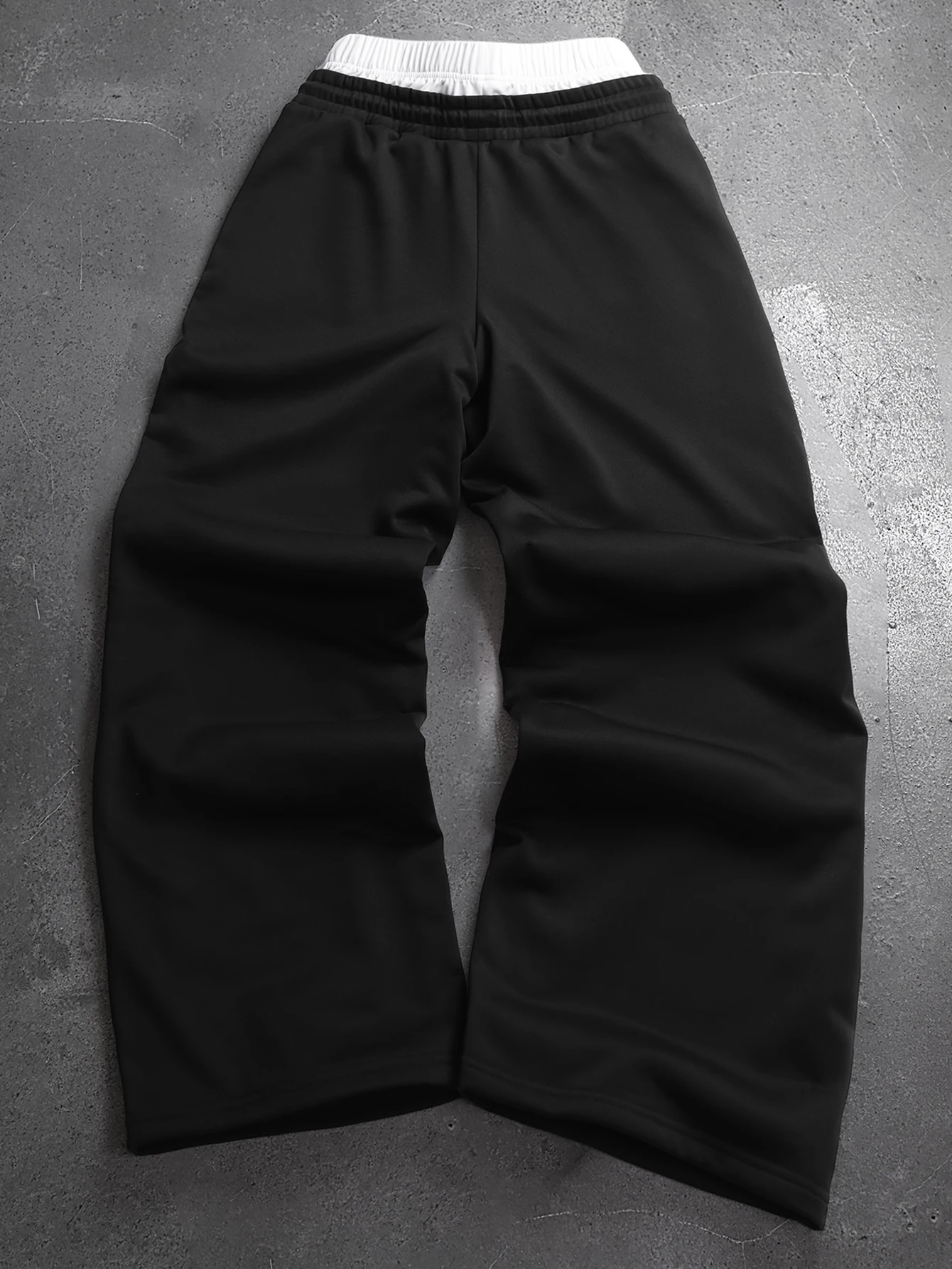 Fitness-Freizeithosen für Damen und Herren und Streetwear-Hosen mit Stickerei, doppeltem Bund, weitem Bein und Kordelzug, Größe S-2XL – Detail 7