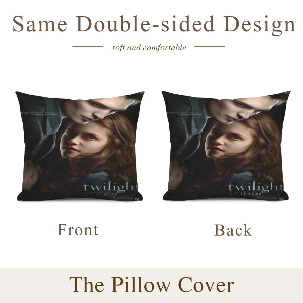 Twilight Cushion Cover 45x45cm Home Decor Sofa Pillow Home Pillowcase