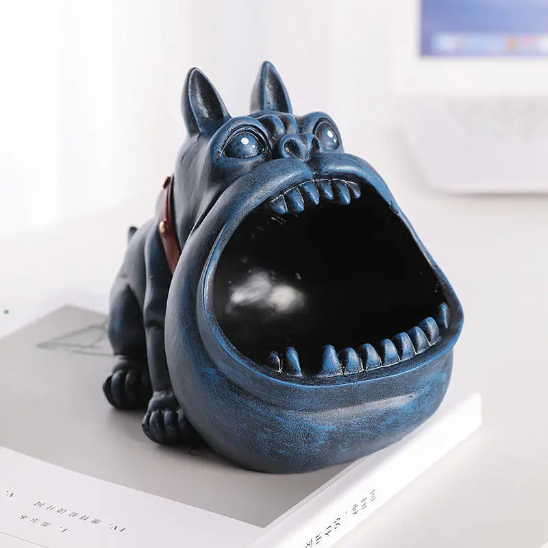 Ashtray Big Mouth Bulldog Ashtray Personality Windproof Fly-proof Ash Ashtray Strange shape birthday gift for boyfriend