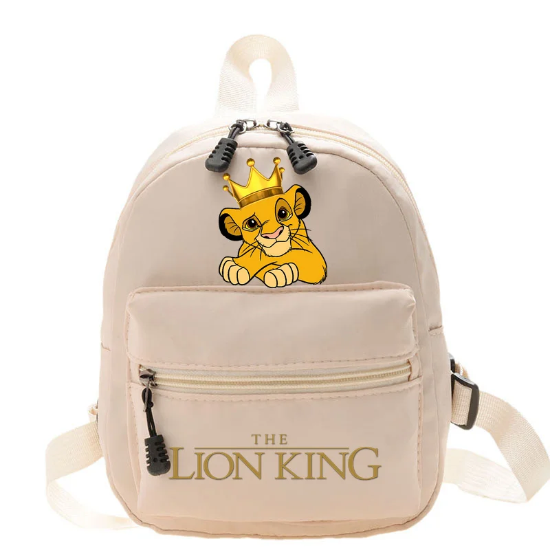 Disney Lilo & Stitch The Lion King Backpack for Women Cute Mini Backpack School Bag Teenager Back to School Shoulder Bags 2024