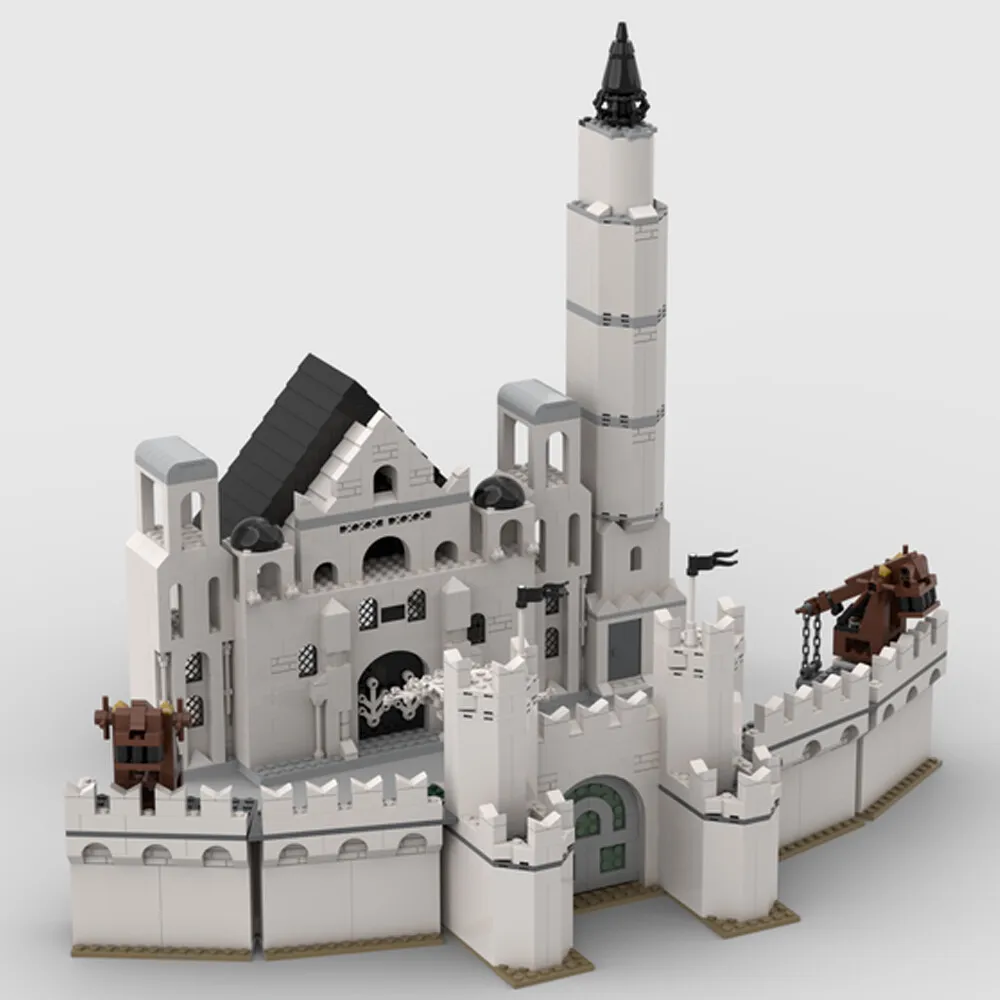 

MOC-122301 Столичный город с тронной комнатой, трибулетами и белой башней 1524, детальми