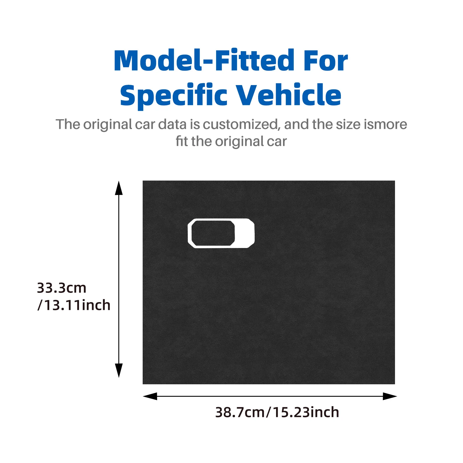 For Dacia Duster 3 2024-2027 LHD Suede Co-Pilot Glove Box Anti-Kick Pad Storage Box Sticker Car Interior Trim Accessories