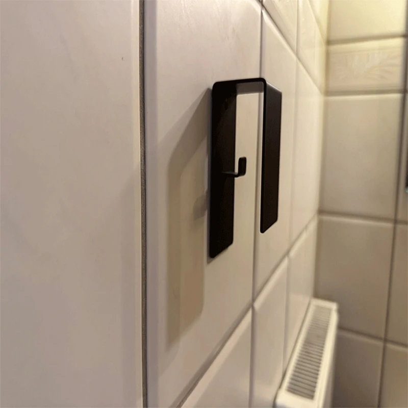 4Pcs Shower Door Hooks,Extended Towel Hooks for Bathroom, Stainless Steel Heavy Duty Hooks for Hanger Robe,Towel-AD23 - view 5