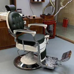 Professional Vintage Hairdressing Saloon Salon Furniture Barber Chair Men Reclining Silla De Barbero Profesional Salon Chair