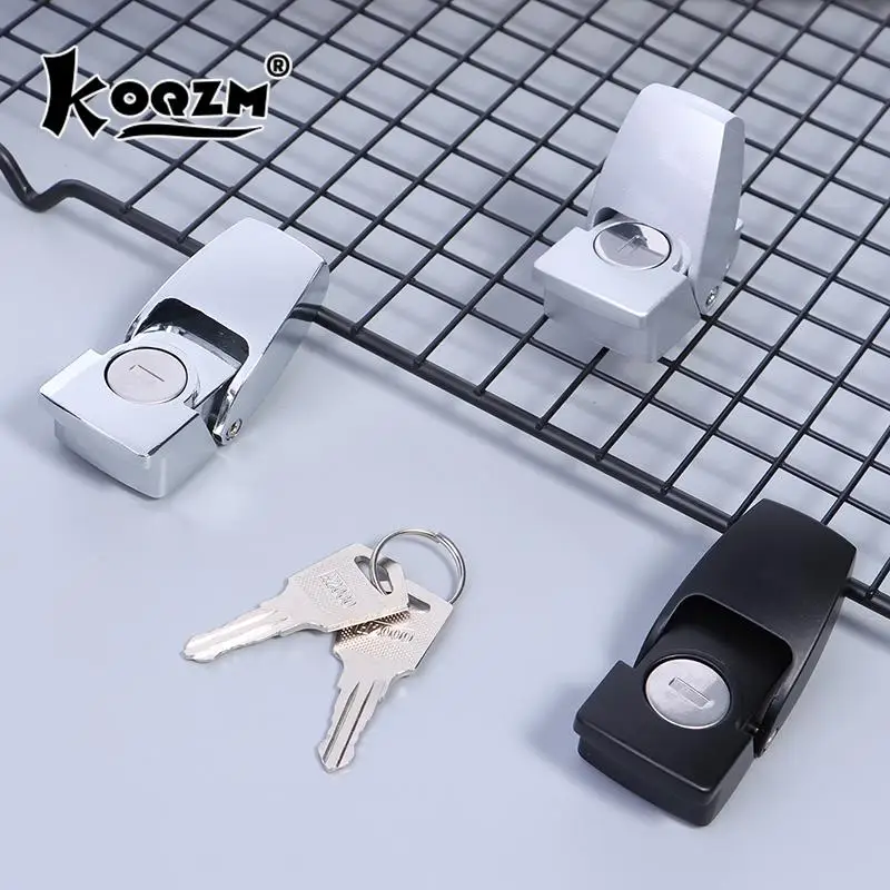 Dk604 Buckle Lock Stainless Steel Cabinet Latch Drawer Security Toggle Lock With Two Keys