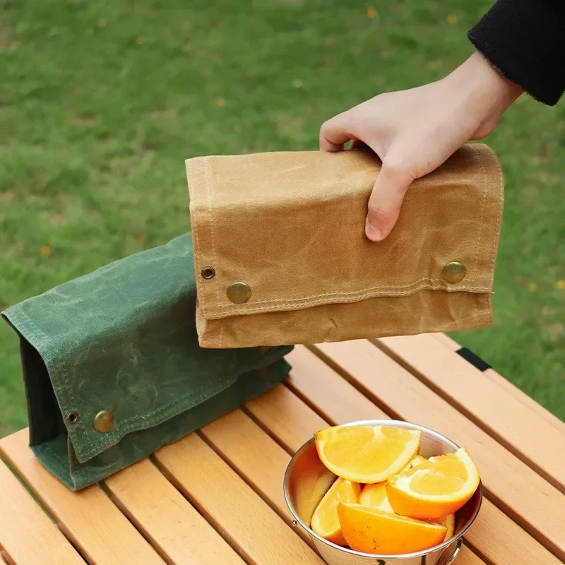 

Outdoor camping seasoning bottle storage bag Free 9 glass seasoning bottle barbecue seasoning bottle combination canvas bag