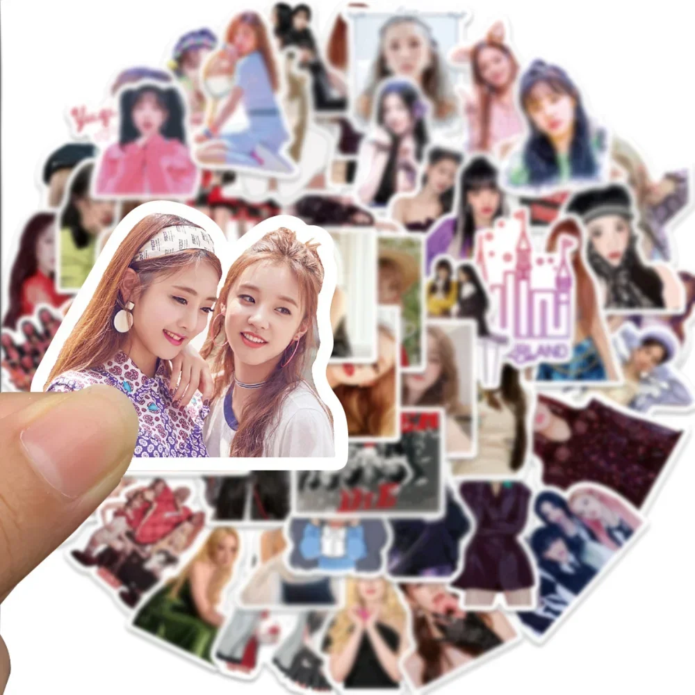 10/50Pcs I-DLE Graffiti Stickers Korean Girl Group Stickers Lomo Cards GIDLE Album Girls I Burn Photo Card Postcard