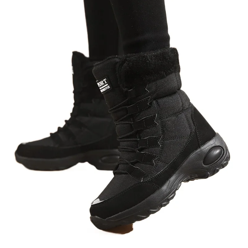 

Women Comfortable Ladies Thigh High Hiking Women's Winter High Quality Keep Warm Mid-Calf Waterproof Snow Boots