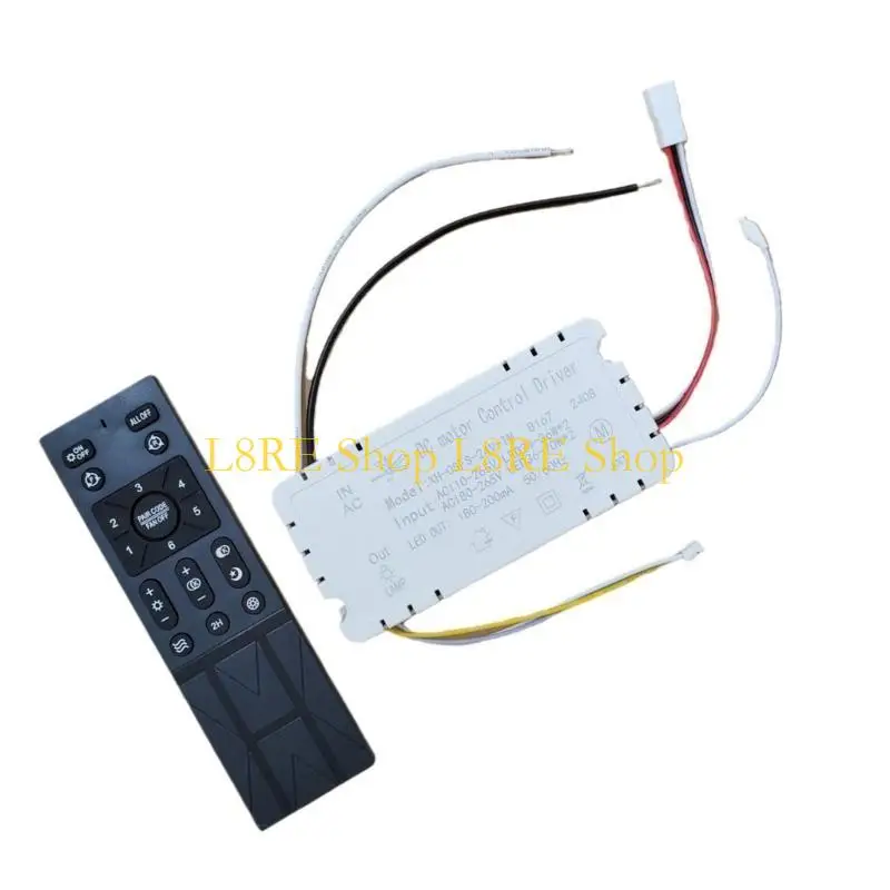 L8RE Ceiling Garage Light Controller Plastic Ceiling Fan Controller Practical Fan Remote Suitable for Warehouse Workshop