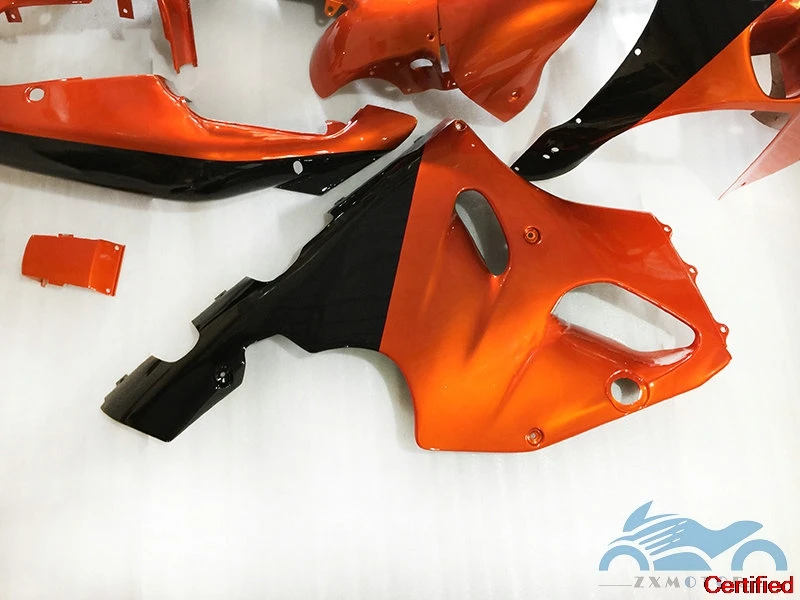 High grade fairing kits for Kawasaki Ninja ZX7R 1996 1999 2001 2003 motorcycle ABS plastic fairings kit ZX 7R 96-03 orange parts