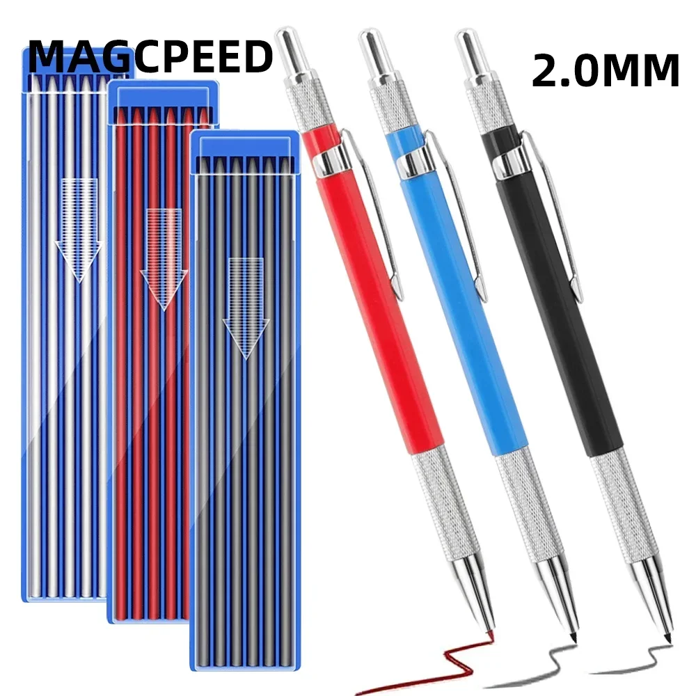 MAGCPEED 2.0 MM Mechanical Pencil for Art Drawing Design Automatic Drawing Special Pencil Student Office School Supplies