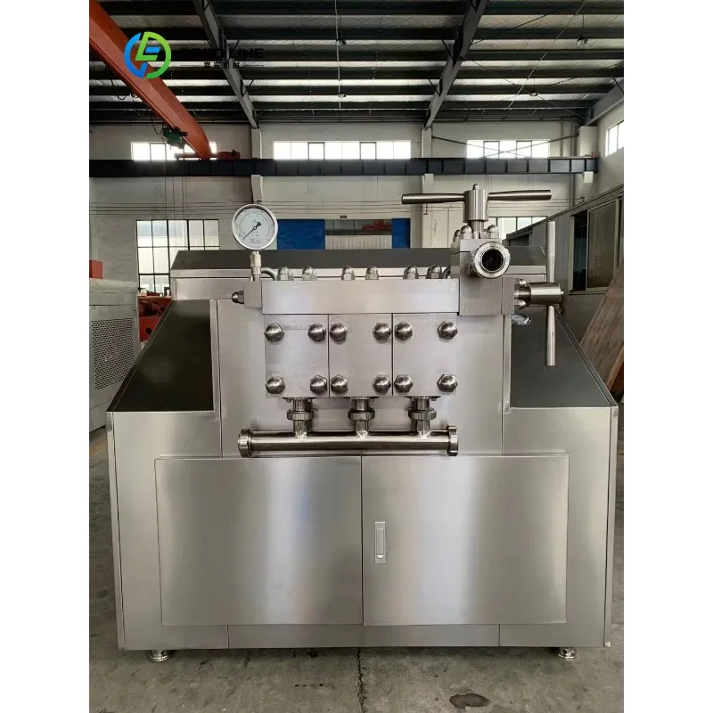 Customized High Pressure Stainless Steel Industrial Homogenizer For Milk Yogurt Processing High Shear Emulsifying Equipment