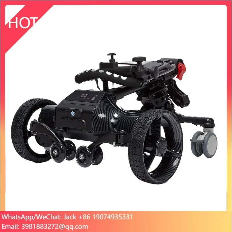 Remote Control Golf Carts Slow Motion Playback Electric Golf Caddy Follow Me Recording Charging Following Golf Trolley