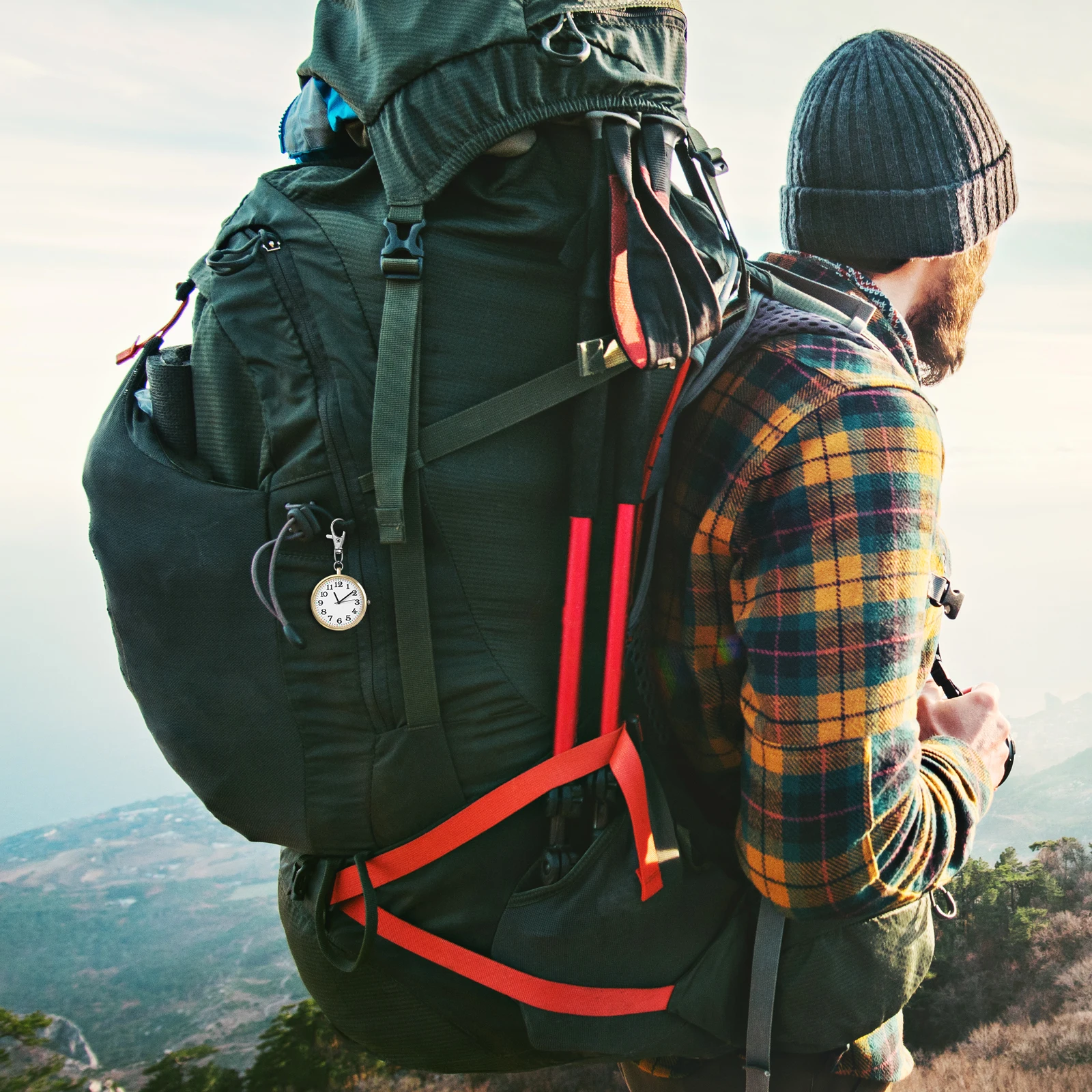 Quarz-Taschen-Schlüsselanhänger, Legierung, Vintage-Schlüsselanhänger, Krankenschwester-Anhänger, Vintage-Schlüsselanhänger, Anhänger für Schlüssel, Auto-Dekoration, Retro-Stil