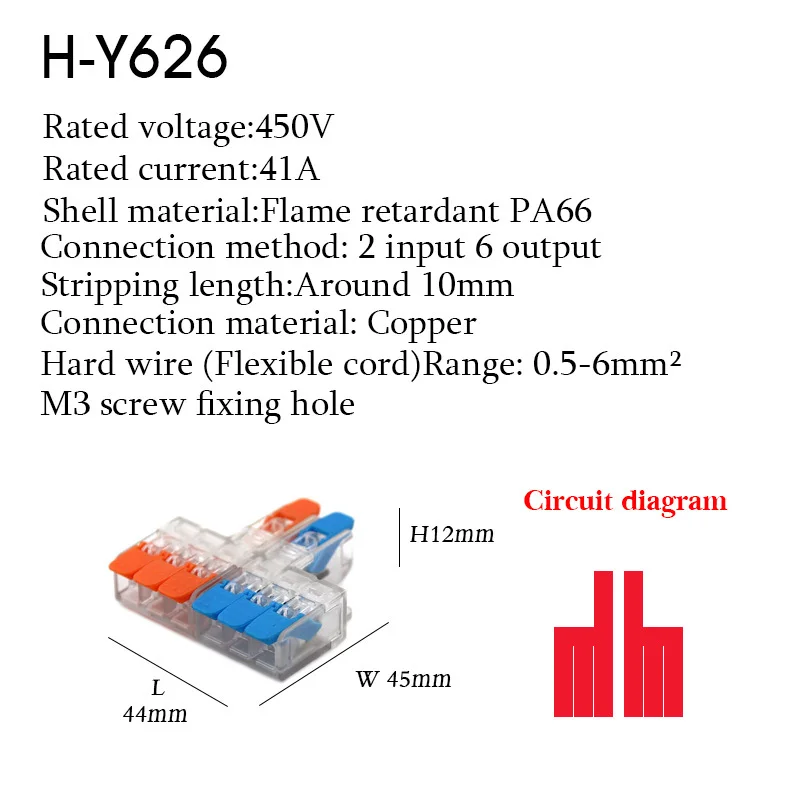 Wire Connectors, Electric Push-in Terminal Blocks