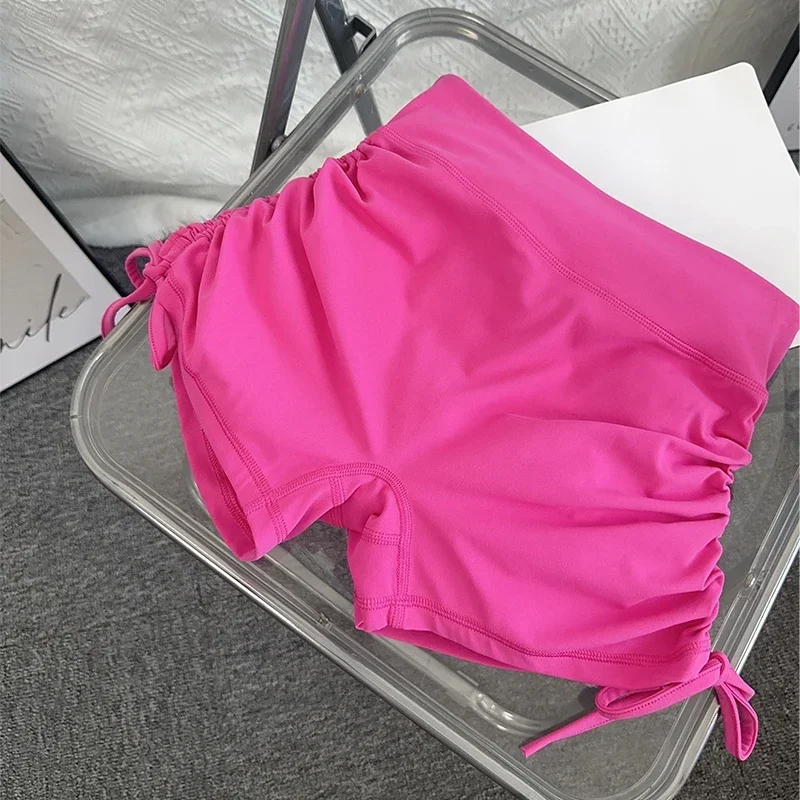 

Yoga Shorts Women Fitness Shorts Running Cycling Shorts Breathable Sports Leggings High Waist Summer Workout Gym Shorts