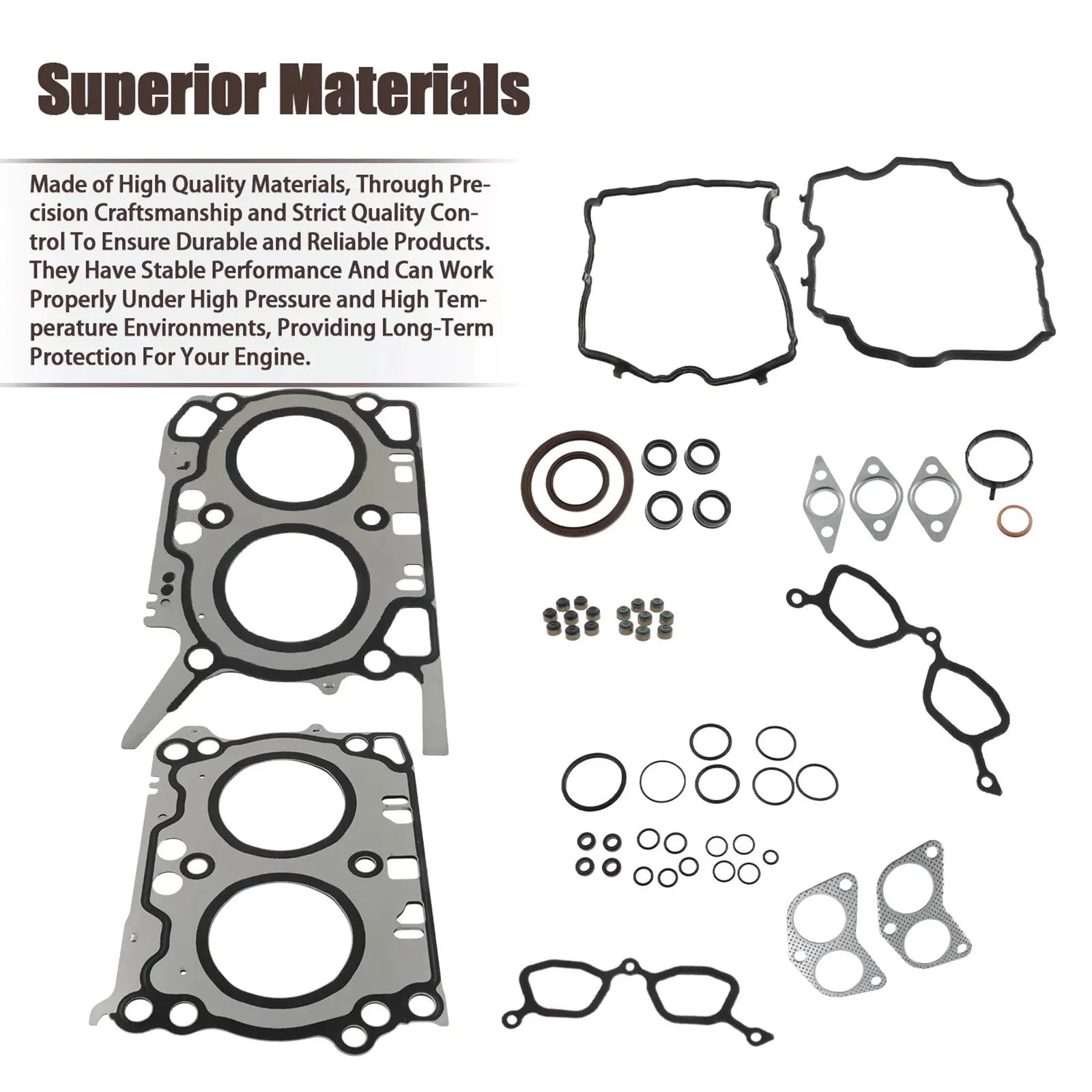11044AA780 MLS Head Gasket Set for Subaru FB20 2.0L DOHC Crosstrek Impreza XV 2012-2017 Engine Rebuild Kit Auto Accessory