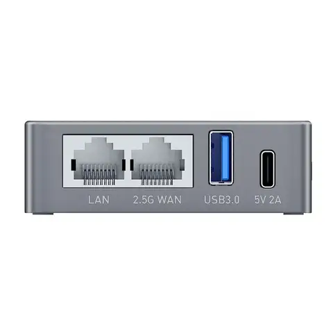 GL-iNET (Brume 2) GL-MT2500/MT2500A Mini VPN Security Gateway for Home Office and Remote Work, Internet Security, 2.5G WAN