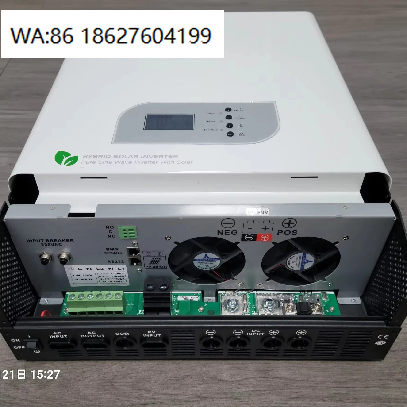 

2000W Pure Sine Wave Solar Inverter Integrated MPPT Controller Household Solar Power Conversion Equipment