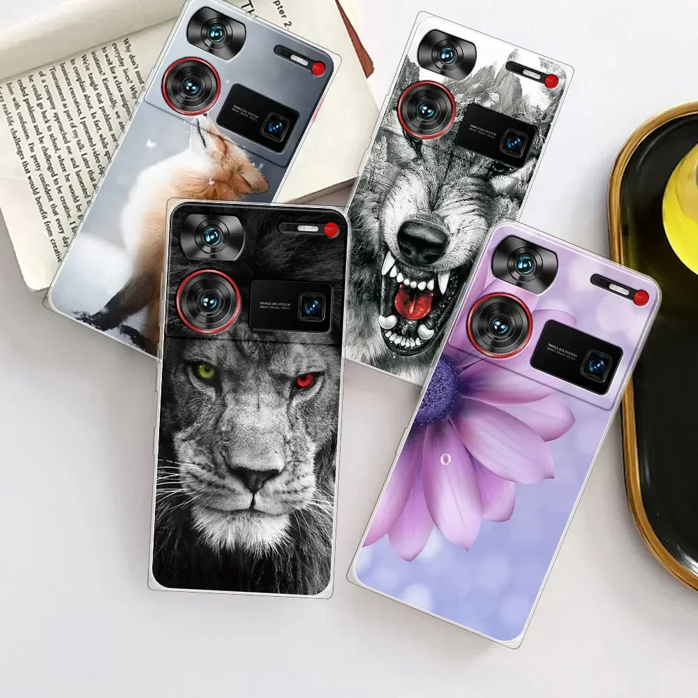 For ZTE Nubia Z60 Ultra Case Fashion Back Cover For Nubia Z60 Ultra Soft Silicone Phone Case ZTE Nubia Z60Ultra Shockproof Coque