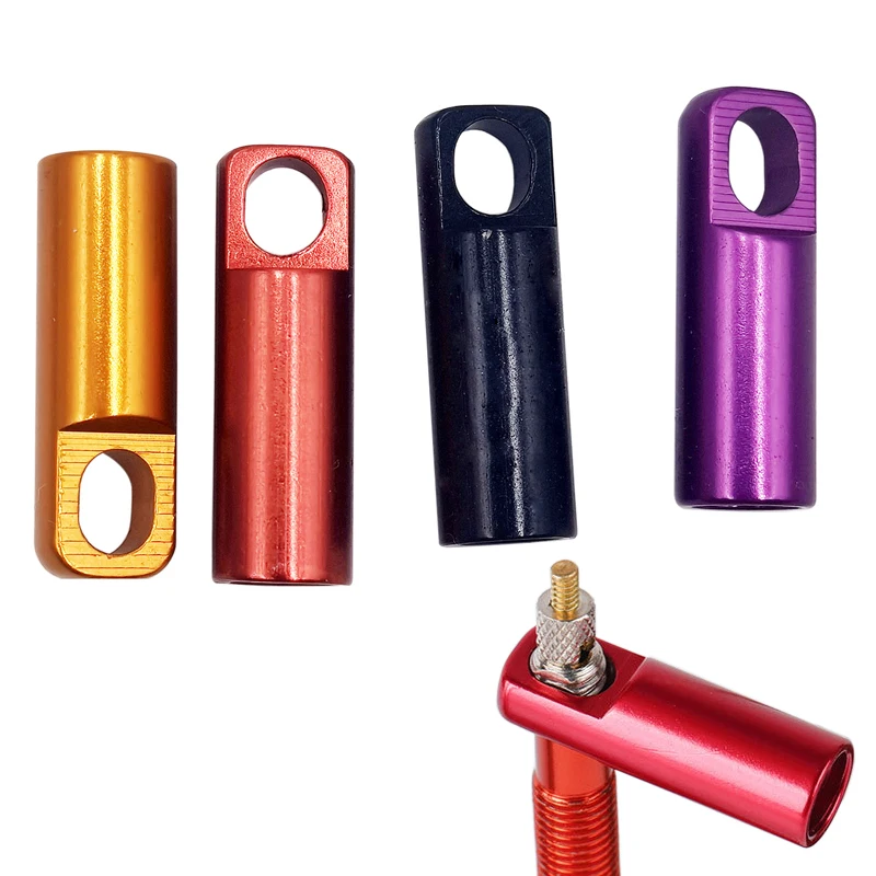 Bike Presta Tubeless Valve Cap Dust Cover with Valve Core Removing Function Removal Tool Aluminium Alloy