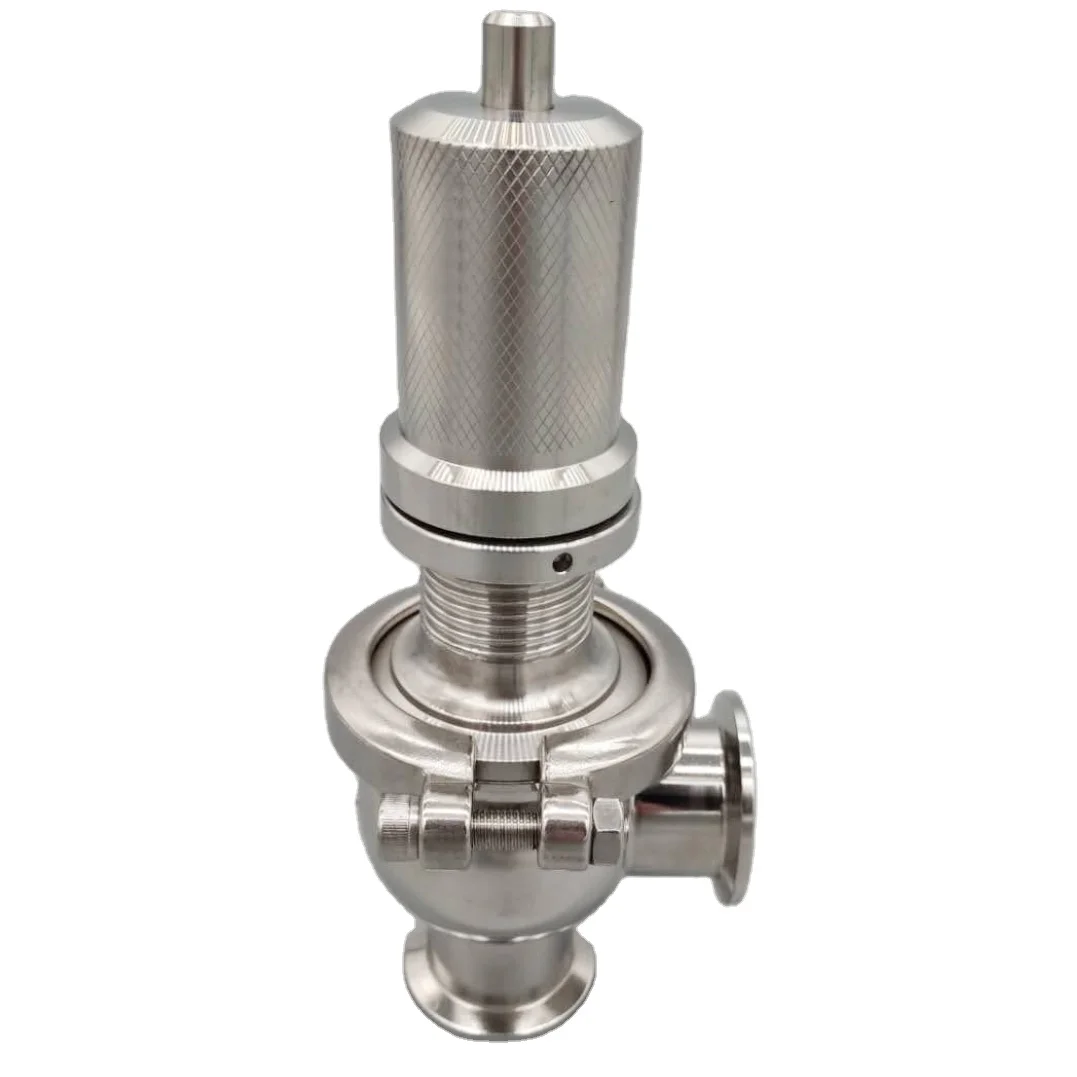 Pharmaceutical Factory Sanitary Stainless Steel Manual Quick Relief Pressure Valve