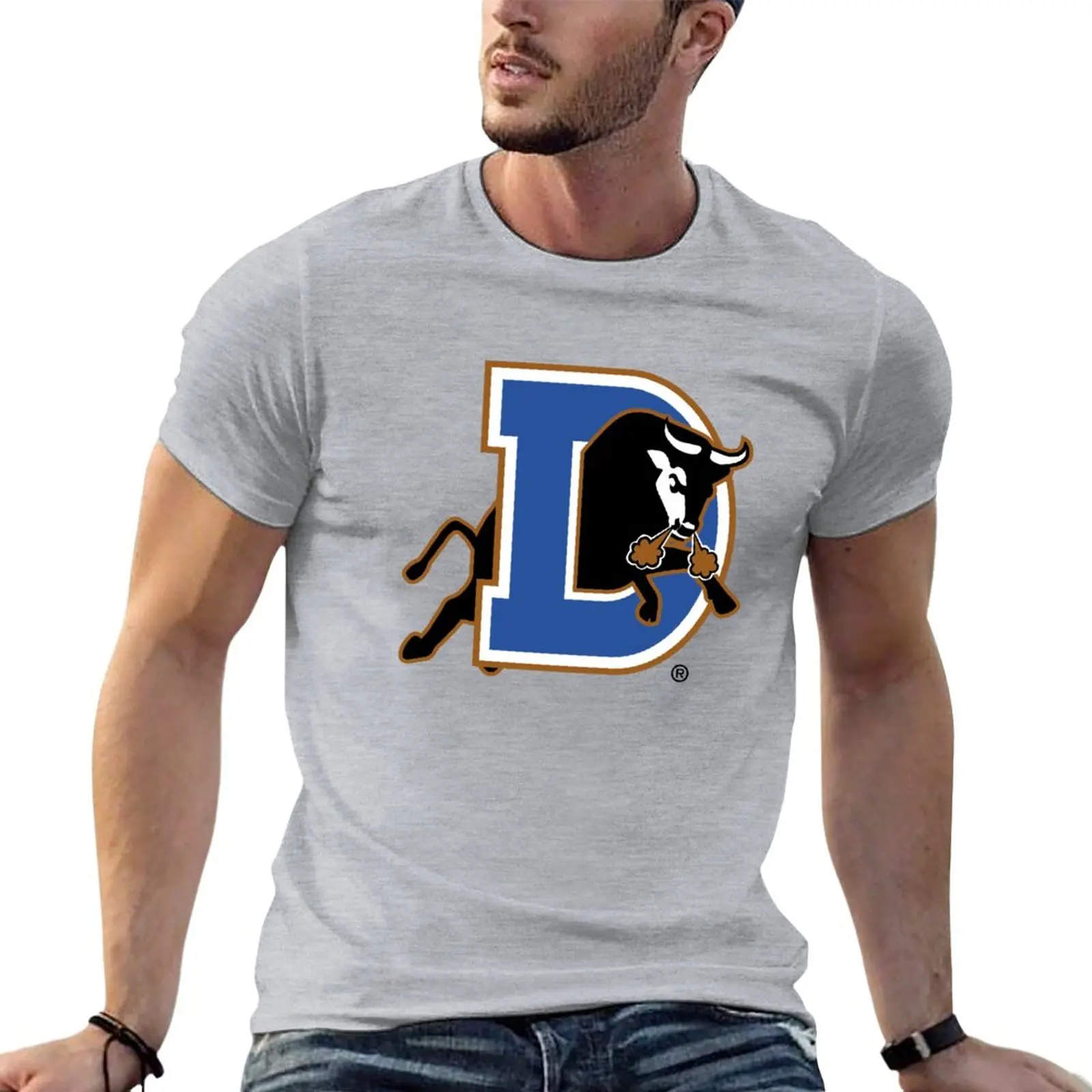 Durham Bulls T-Shirt customized t shirts Short sleeve tee T-shirt for a boy t shirt man Men's cotton t-shirt