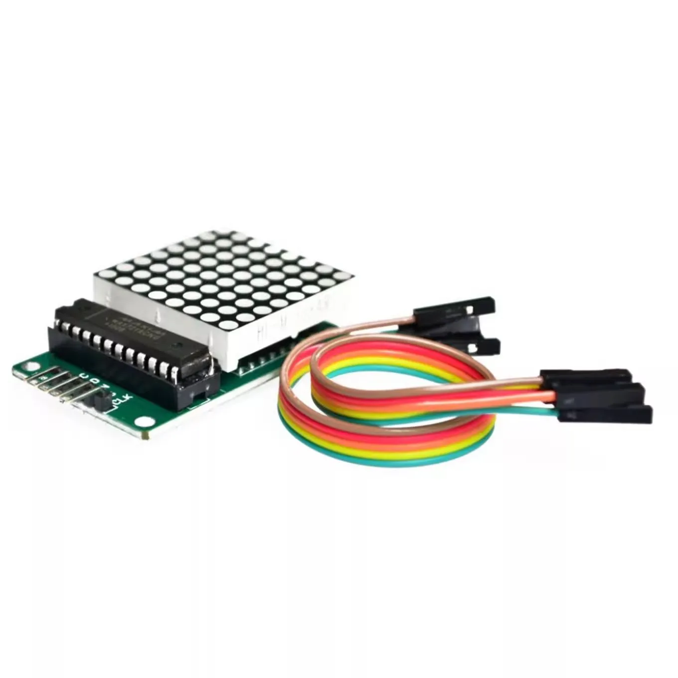 Решетчатый модуль MAX7219 Модуль управления Модуль MCU Кабель дисплея