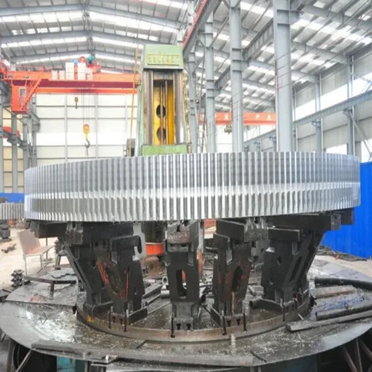 OEM مخرطة تصنيع صب الصلب خلاط الخرسانة الدائري والعتاد للبيع #6