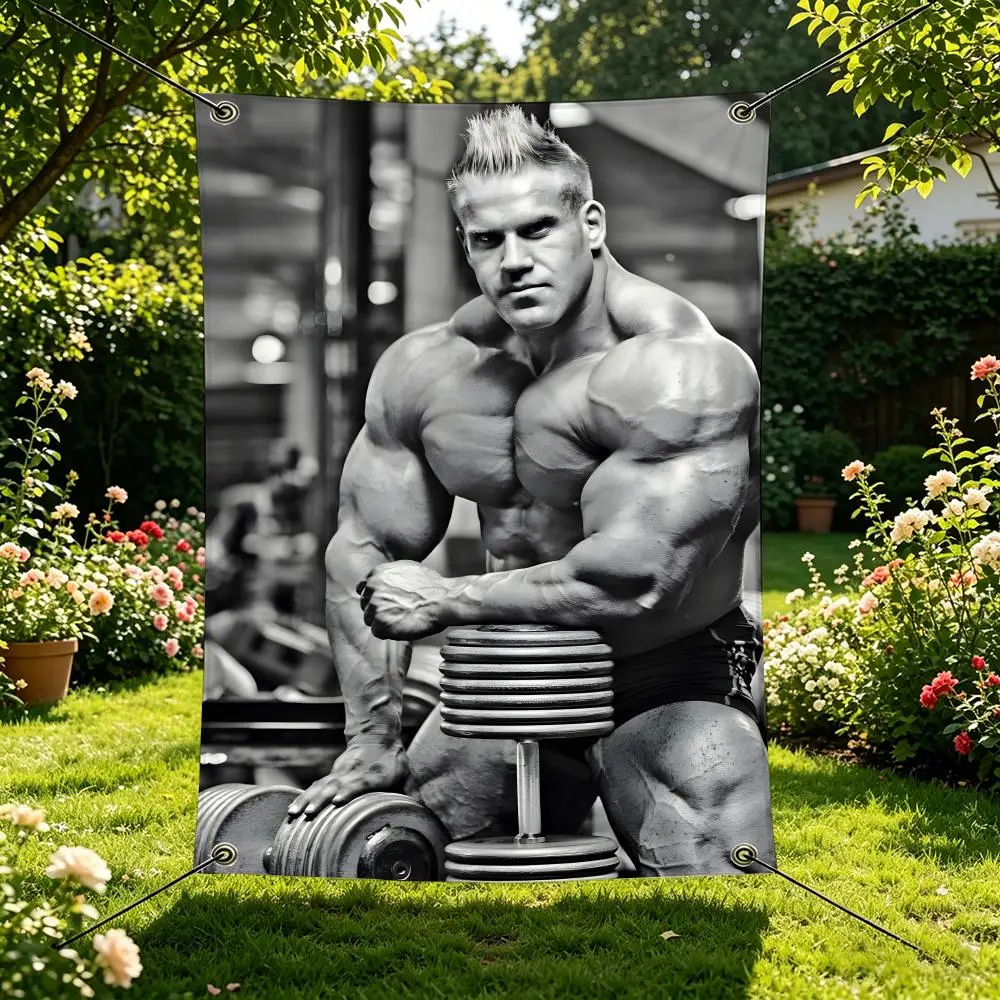 Banderas del atleta J-Jay Cutler, decoraciones para exteriores, bares musicales, interiores del hogar, decoraciones para patios y jardines