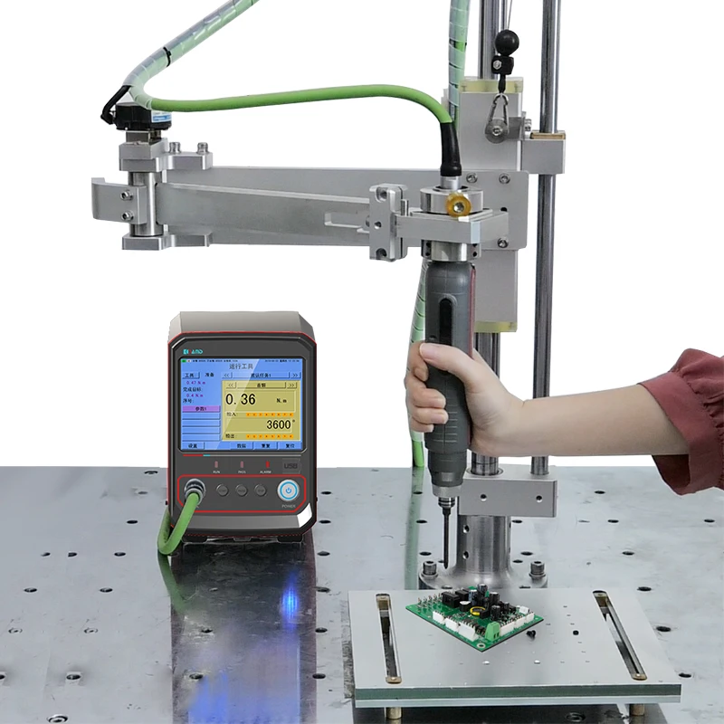 Patented Design Hand Hold Precision Digital Control Torque Speed Servo Motor Electric Smart Screwdriver for Production Line