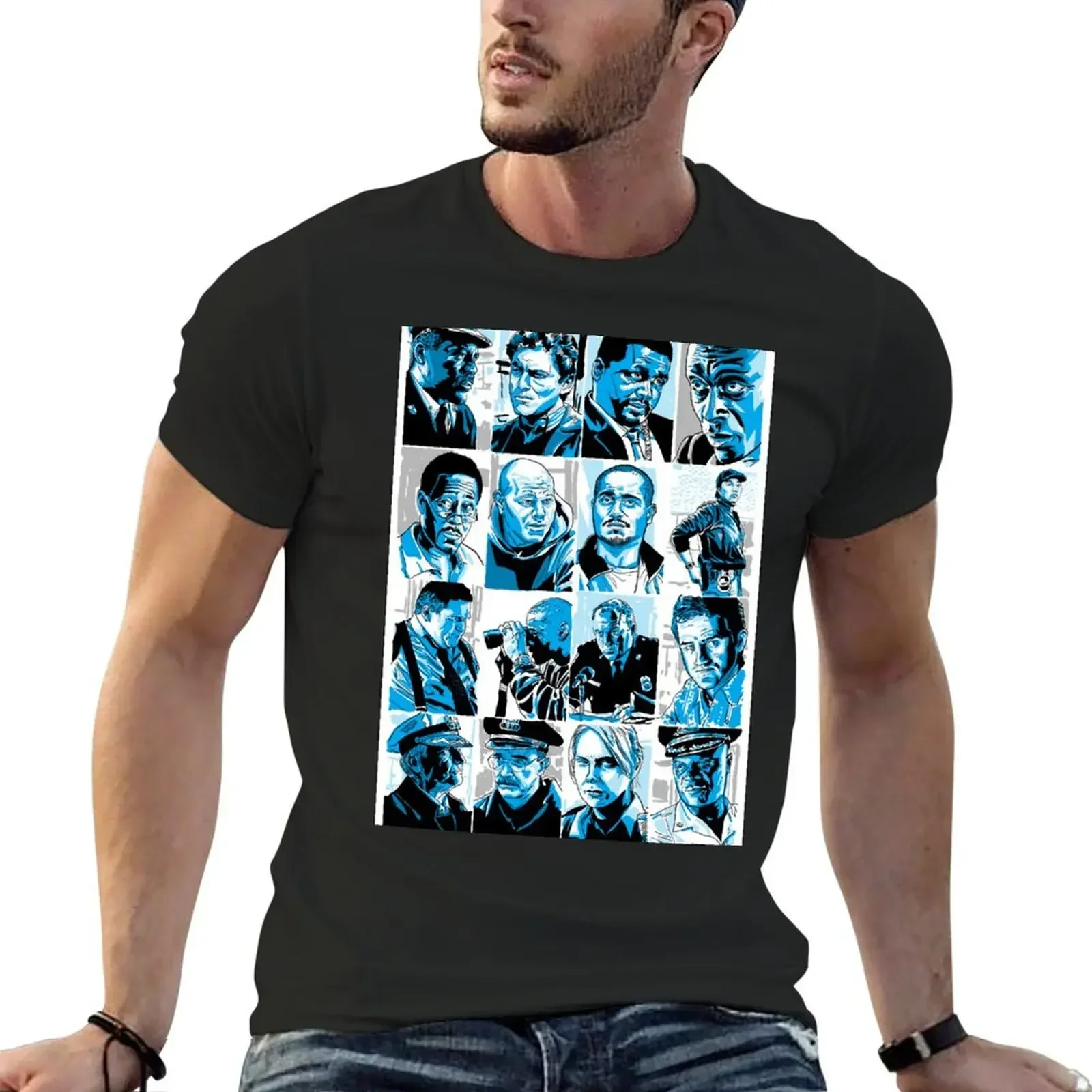 The Law - The Wire T-Shirt graphic tee shirt cute clothes anime tshirt men clothing