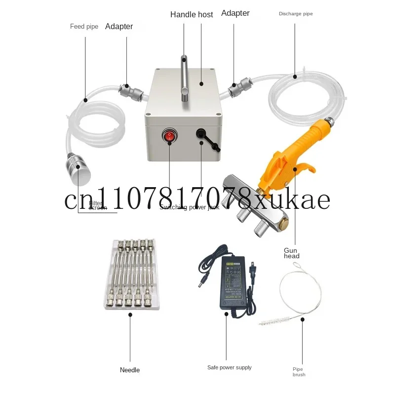 Steak Lamb Injector Electric Injection Gun Meat Pickling Machine Electric Saline Injection Pump Meat Marinated Syringe