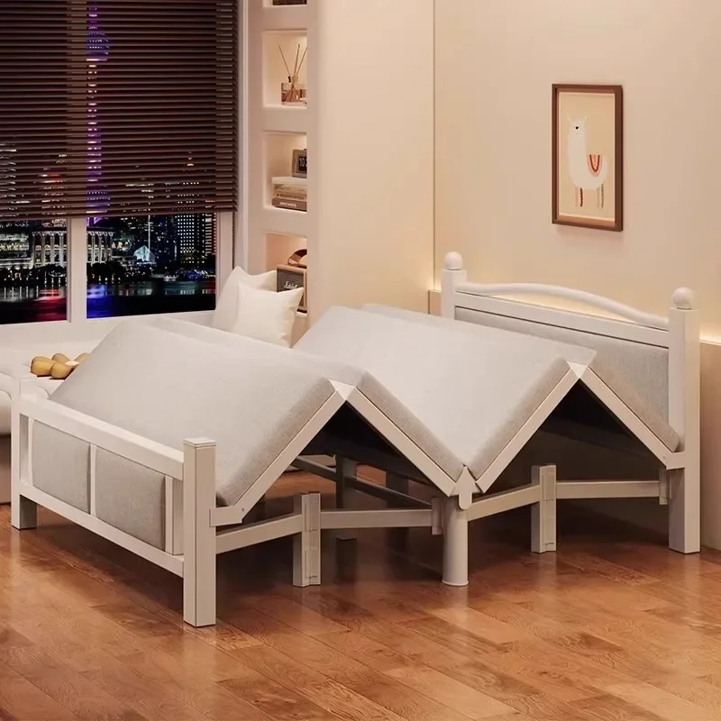Foldable Bed Thick Reinforced Hard Board Bed Adult Portable Home Use Home Simple Folding Bed Reinforced Hard Bed