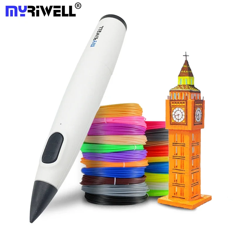 Myriwell 저온 3D 인쇄 펜, DIY 3D 프린터, PCL 필라멘트, 1.75mm 크리스마스 생일 선물, 어린이용 최적 