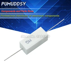 10 Stuks 5W 0.1 Ohm Cement Weerstand 0.1R 0.1ohm