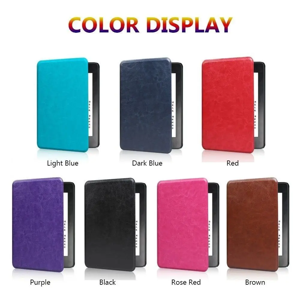 

Чехол для чтения с автоматическим режимом сна/пробуждения, противоударный защитный чехол Colorsoft для Kindle Paperwhite 2024 12-го поколения, 7 дюймов