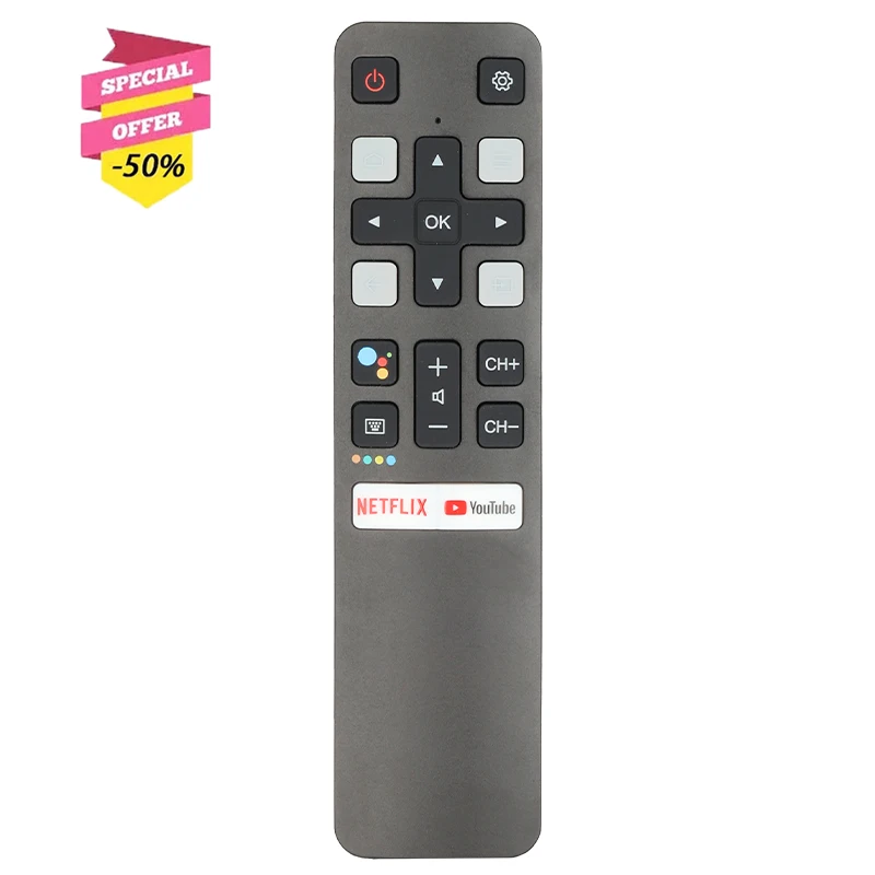 

RC802V FNR1 IR Remote Control For TCL Smart TV 32S330 32S334 32S60 32S60A 32S65A 43S430 43S434 50S434 55S430 55S434 65S434