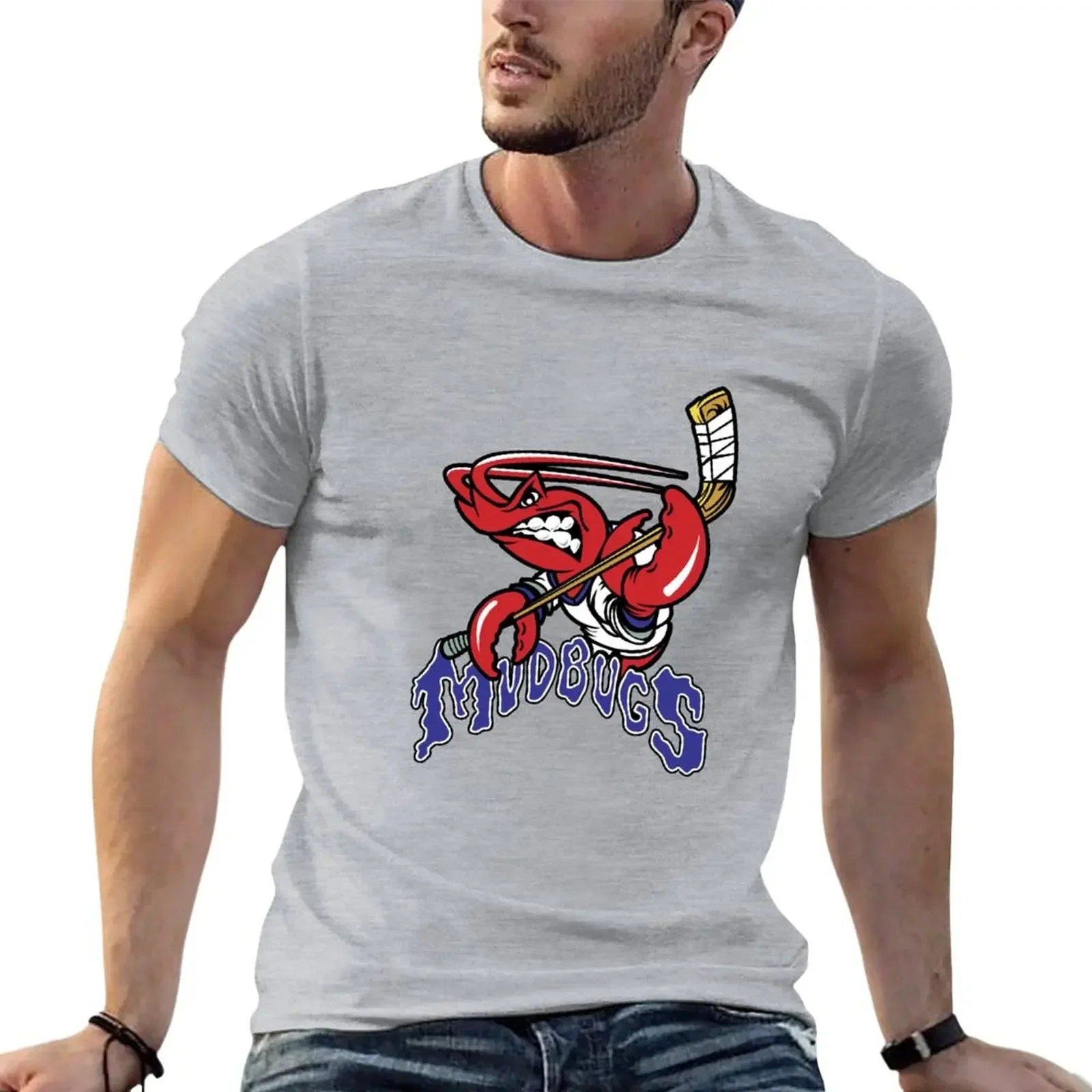 Shreveport Mudbugs hockey T-Shirt anime shirts graphic tees mens t shirts pack