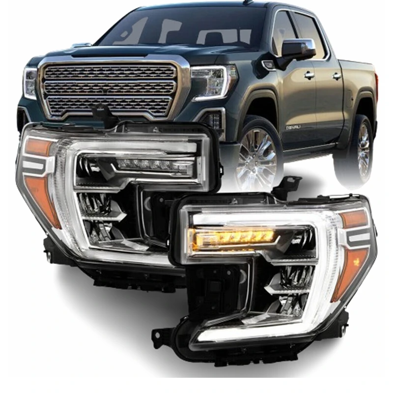 

New Style Auto Parts OEM Full LED Headlights Advanced High Version Headlamp for SIERRA 2019 2020 2021customcustomcustom