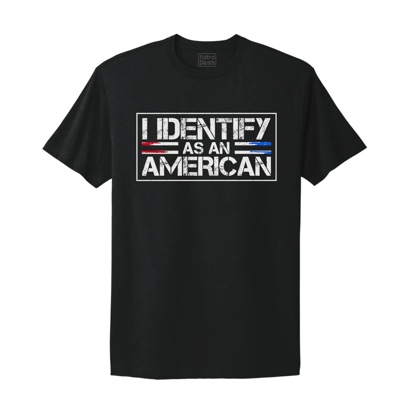 I Identify As An American Patriotic Happy Fathers Day 4th Of July T shirt