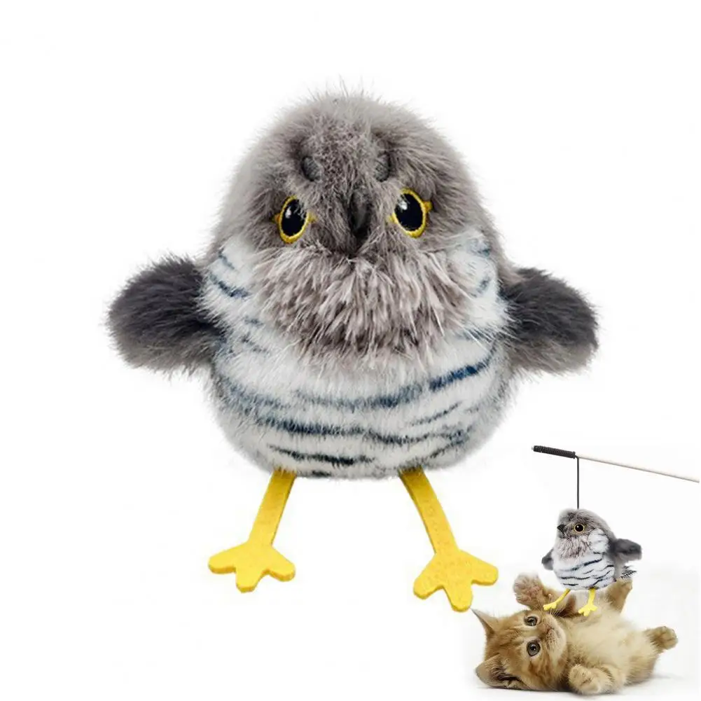 

Cat Toy with Induction Movement Birds Toy for Cats Rechargeable Flapping Cat Toys Motion Activated for Indoor Hunting