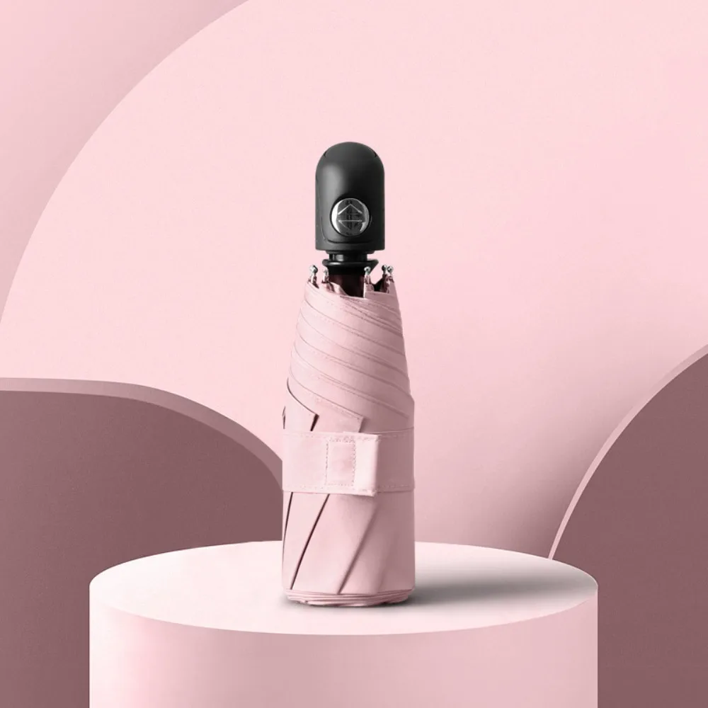 

Five Fold Fully Automatic Sun Umbrella Eight Bone High-end Mini Pocket Umbrella Reinforcement Portable Dual-use Folding Umbrella