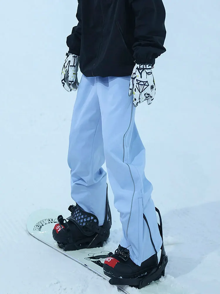 

Женские зимние утепленные лыжные брюки на флисовой подкладке, ветрозащитные, для активного отдыха, с высокой талией, прямого кроя, водонепроницаемые, из полиэфирного волокна